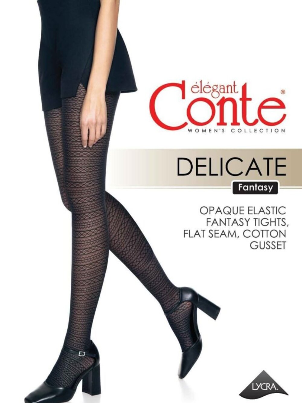Conte Delicate 50 Den - Fantasy Women's Tights with openwork pattern